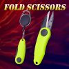 Fishing Quick Knot Tool Kit Fold Scissors Fishing Line Cutter Clipper Fishing Accessories Nipper Hook Sharpener Fishing Tackle