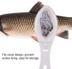 Scale Remover with Cap Fish Scales Remover Cleaner Skinner Fast Cleaning Fish Skin Remover Plastic Kitchen Fish Tools