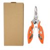 Stainless Steel Multi-function Lure Pliers; Portable Fishing Scissors; Fish Control Hook Tool