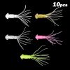 10pcs Simulation Small Squid Freshwater Lure Soft Bait; Various Colors Available