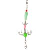 Double Row Cuttlefish Soft Hook; Carbon Steel Spineless Umbrella Squid Hook; Fishing Tackle For Freshwater Saltwater